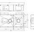 Hana Double Kitchen Sink 40L/27L Kit