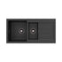 Kuro Granite Double Kitchen Sink 32L/22L With Drainer