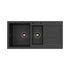 Kuro Granite Double Kitchen Sink 32L/22L With Drainer