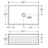 Charlton Butler Sink Medium Reversible Fluted & Flat