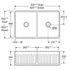 Charlton Butler Sink Double Reversible Fluted & Flat