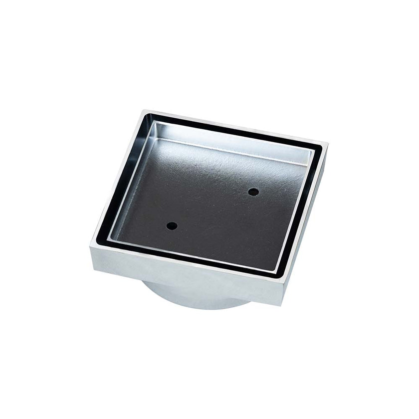 Brass Tile Grate Square 100mm