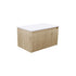 Alina Fluted Scandi Oak Wall Hung Cabinet