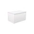 Alina Fluted Satin White Wall Hung Cabinet