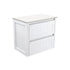 Hampton Satin White Wall Hung Cabinet