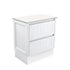 Hampton Floor Standing Satin White Cabinet