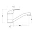 Cayenne Swivel Basin Mixer