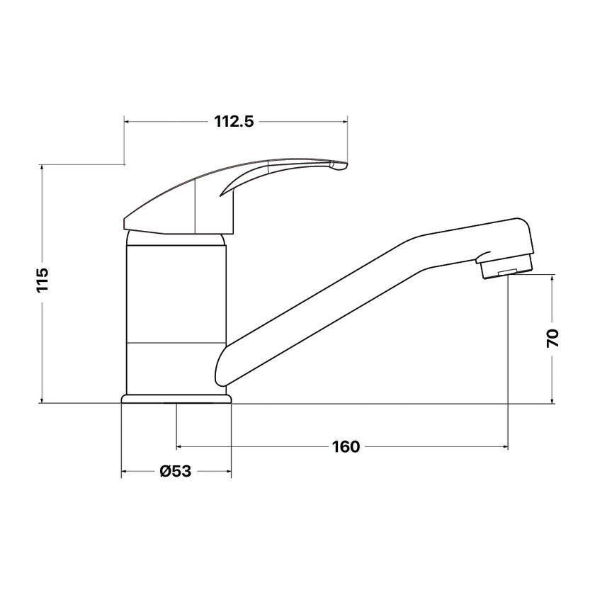 Cayenne Swivel Basin Mixer