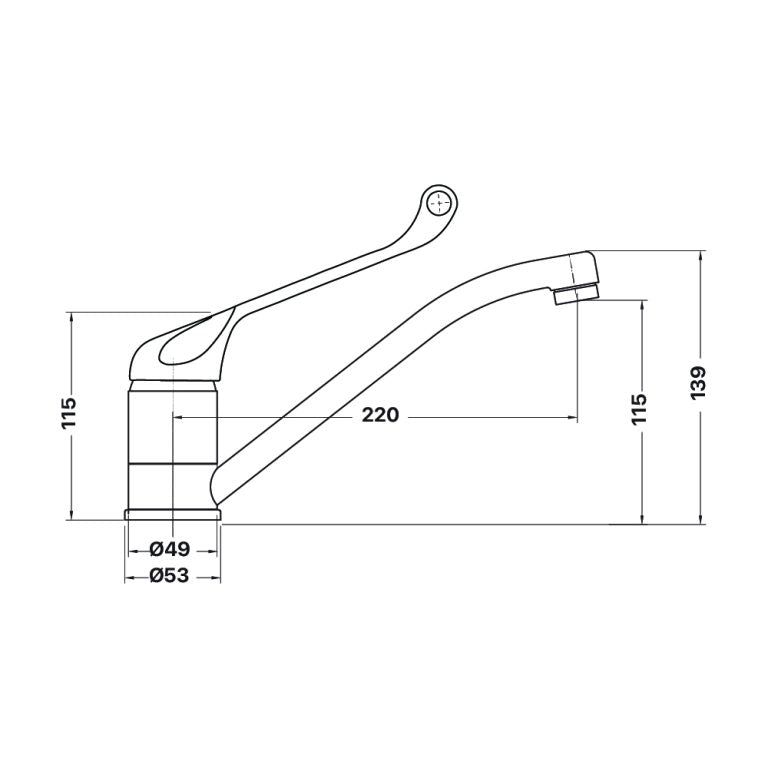 Cayenne Care Sink Mixer