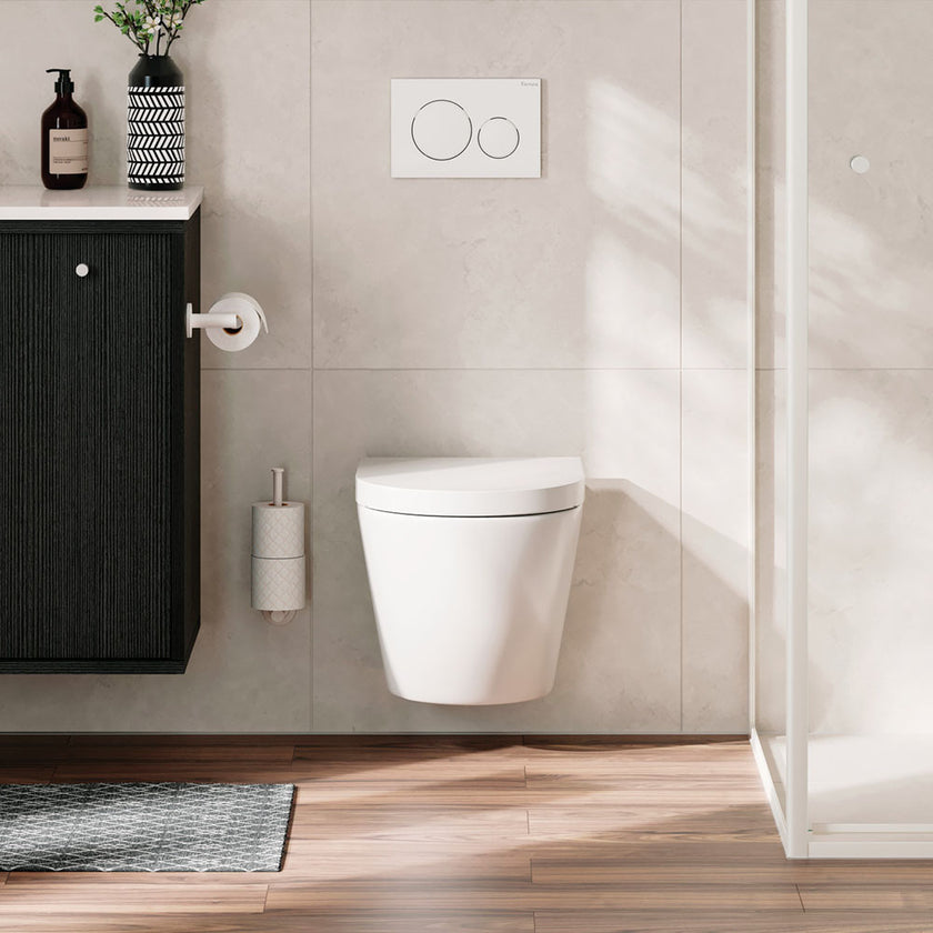 Kaya Dual Purpose Towel Rail/ Roll Holder