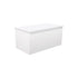 Alina Fluted Satin White Wall Hung Cabinet