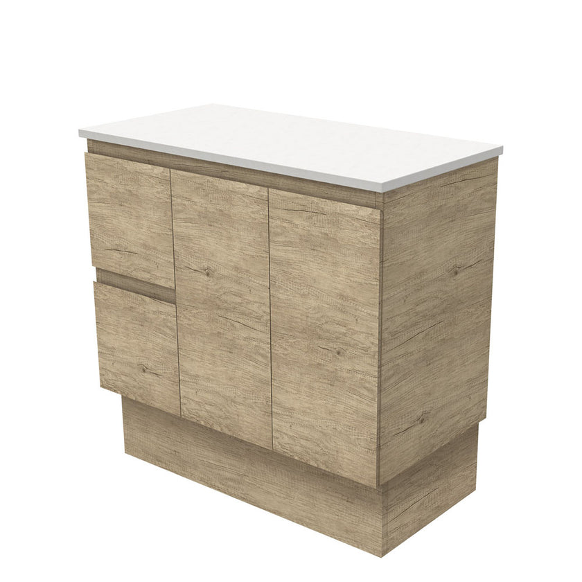 Edge Scandi Oak Floor Standing Cabinet