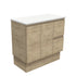 Edge Scandi Oak Floor Standing Cabinet