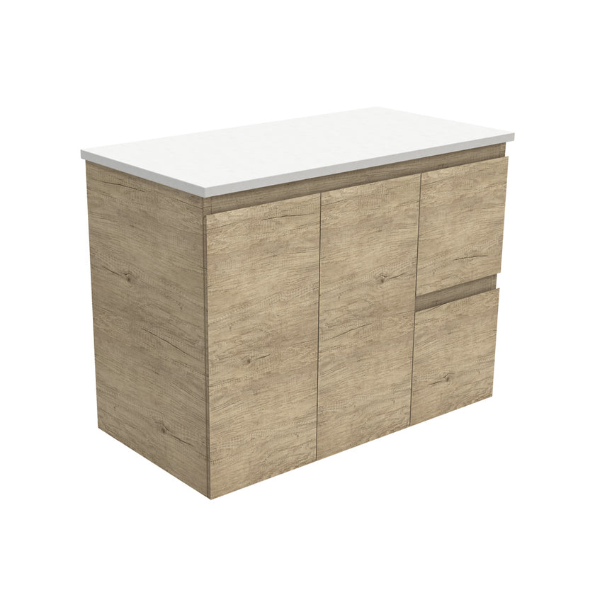 Edge Scandi Oak Wall Hung Cabinet
