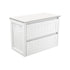 Hampton Satin White Wall Hung Cabinet