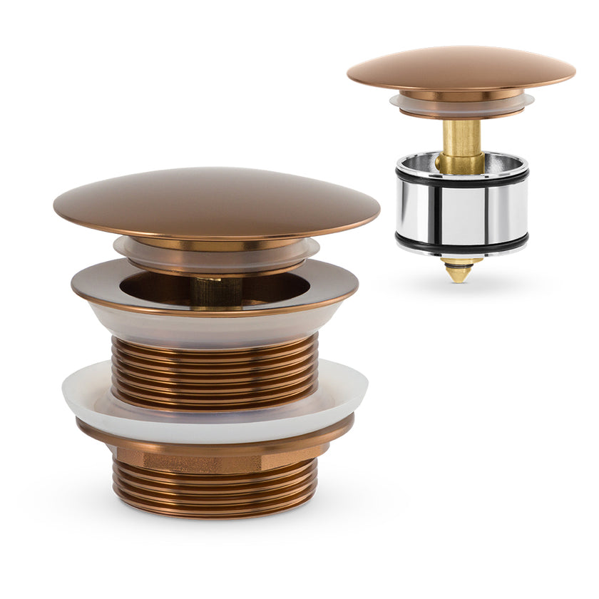 Bath Dome Pop Up Waste 40mm With Pullout Centre