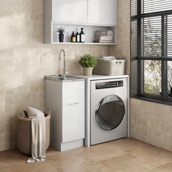 Laundry Sink and Cabinet 17 Ltr PVC