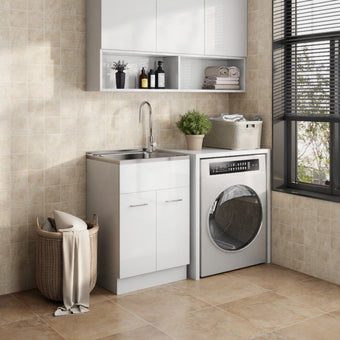 Laundry Sink and Cabinet 45 Ltr PVC