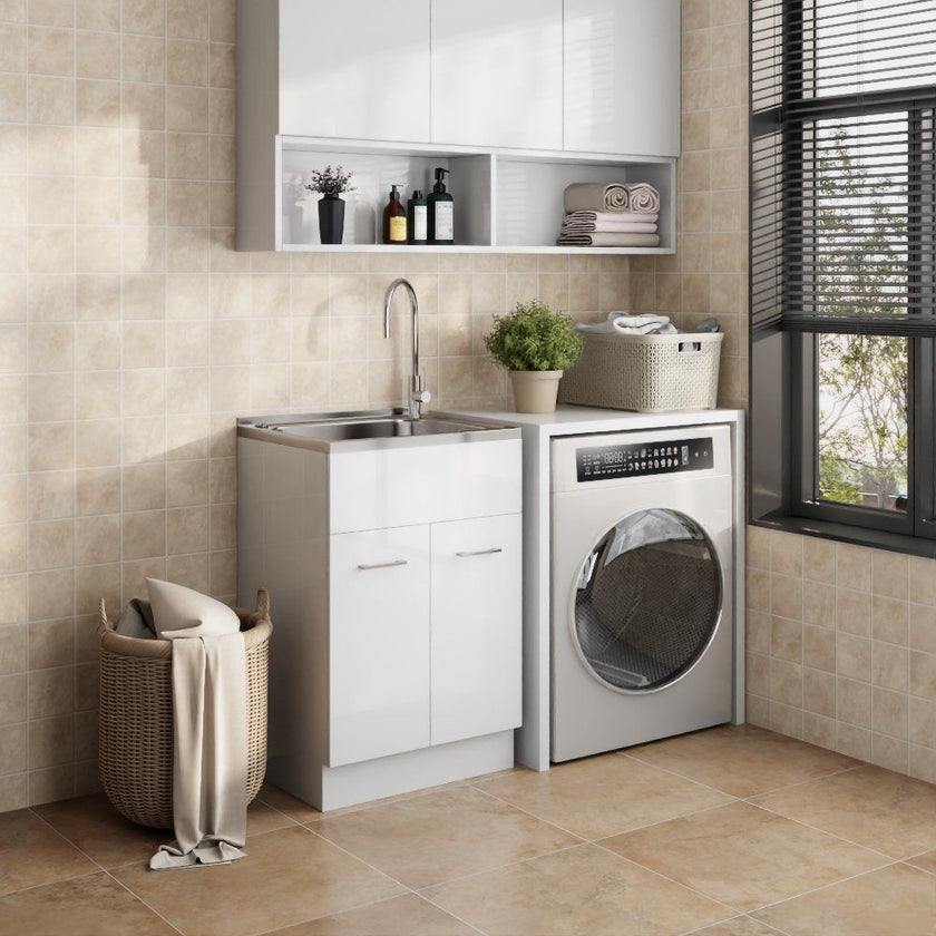Laundry Sink and Cabinet 45 Ltr PVC