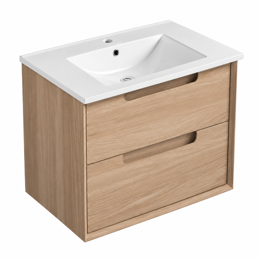 Ainsley Wall Hung Vanity with Ceramic Top