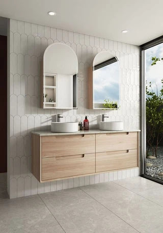 Ainsley Wall Hung Vanity Including Stone Top and Undermount Basin