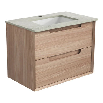 Ainsley Wall Hung Vanity Including Stone Top and Undermount Basin