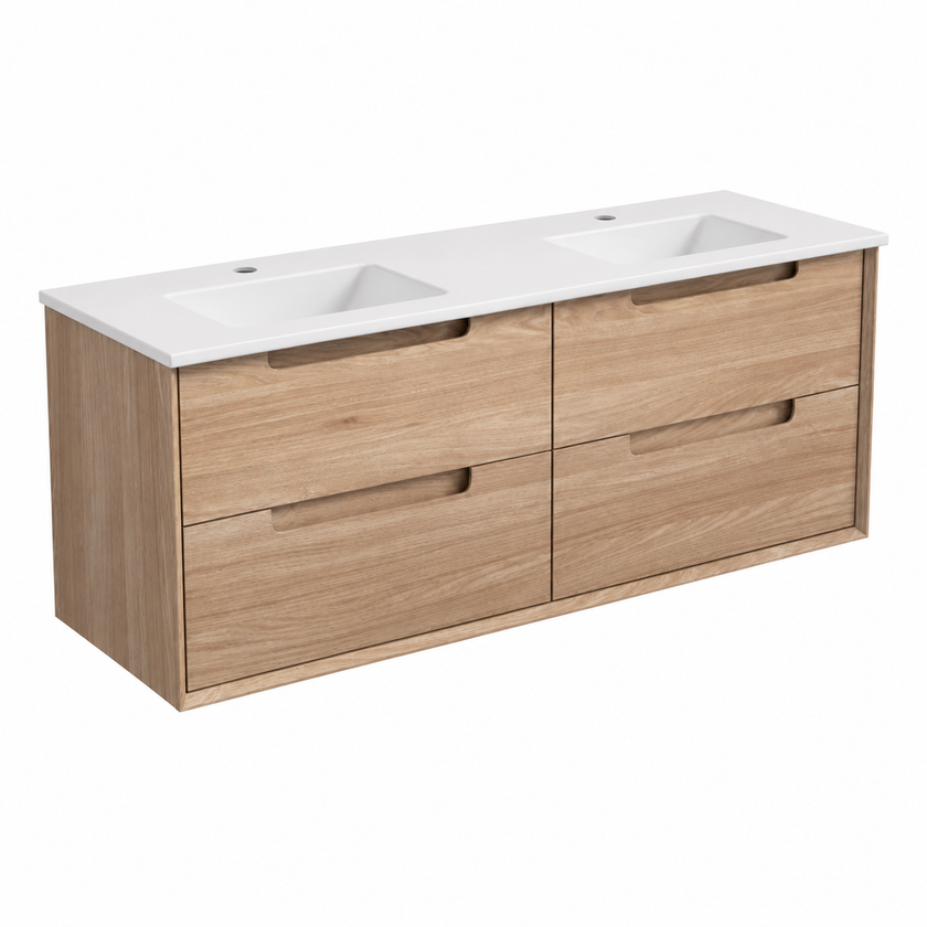 Ainsley Wall Hung Vanity with Ceramic Top