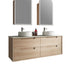 Ainsley Wall Hung Vanity Including Flat Stone Top