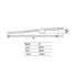 Aluminum Retro Fit Transition 3m Suits (9mm - 12mm) Matt Silver