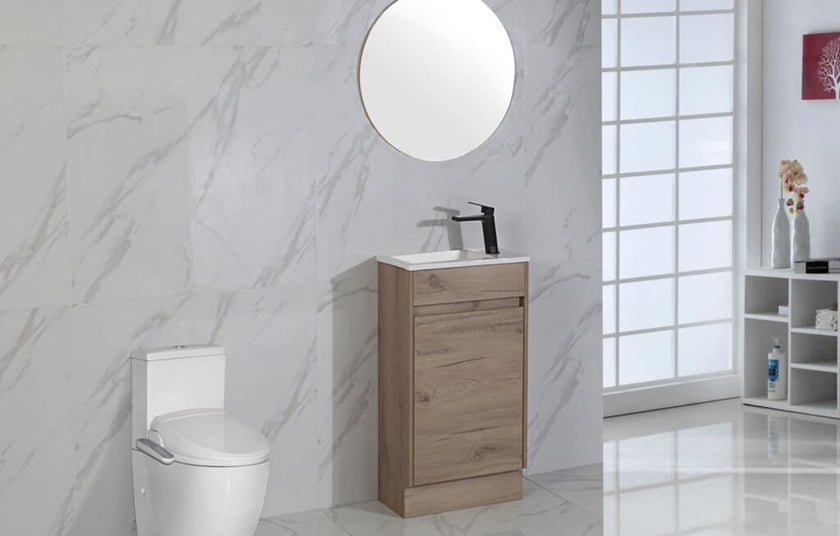 Pride Revit Floor Standing Cabinet With Ceramic Top