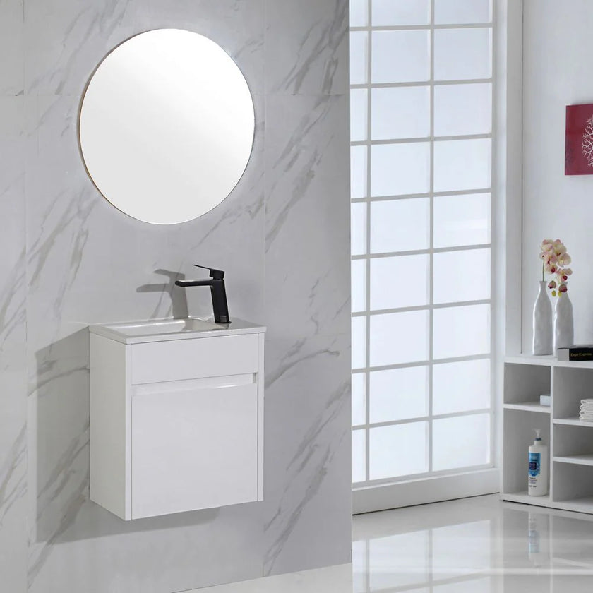 Pride Brant Wall Hung Vanity With Ceramic Top