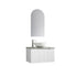 Perla Wall Hung Mark 2 Vanity Including Flat Stone Top