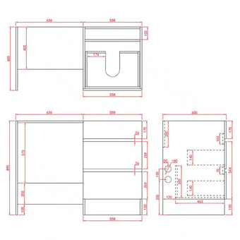 Autumn PVC Door All In One Laundry Unit