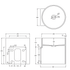 Livo Cast Stone Wall Basin
