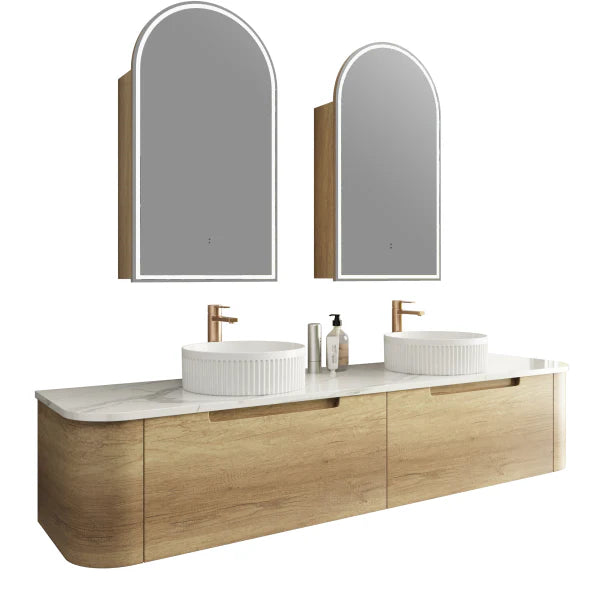 Carita Wall Hung Vanity Including Stone Top