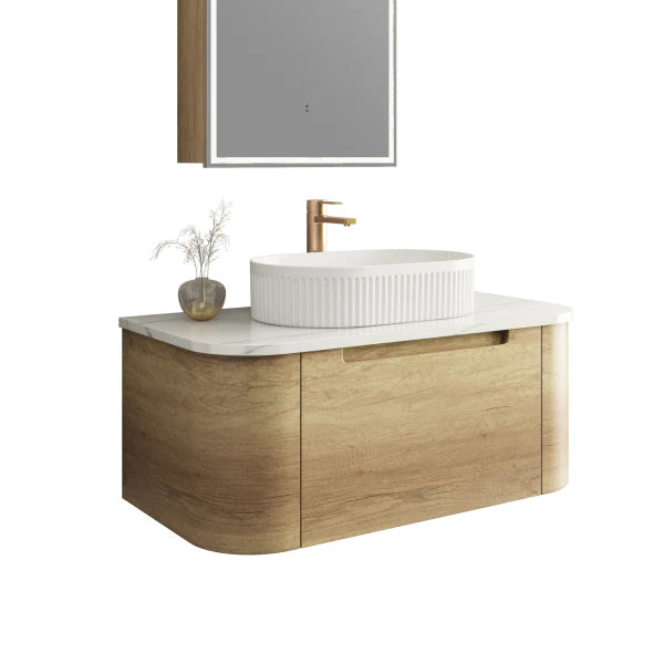 Carita Wall Hung Vanity Including Stone Top