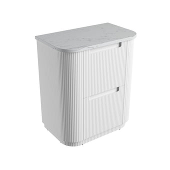 Curva Floor Standing Vanity Including Stone Top