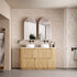 Curved Varcelli Floor Standing Vanity Including Stone Top