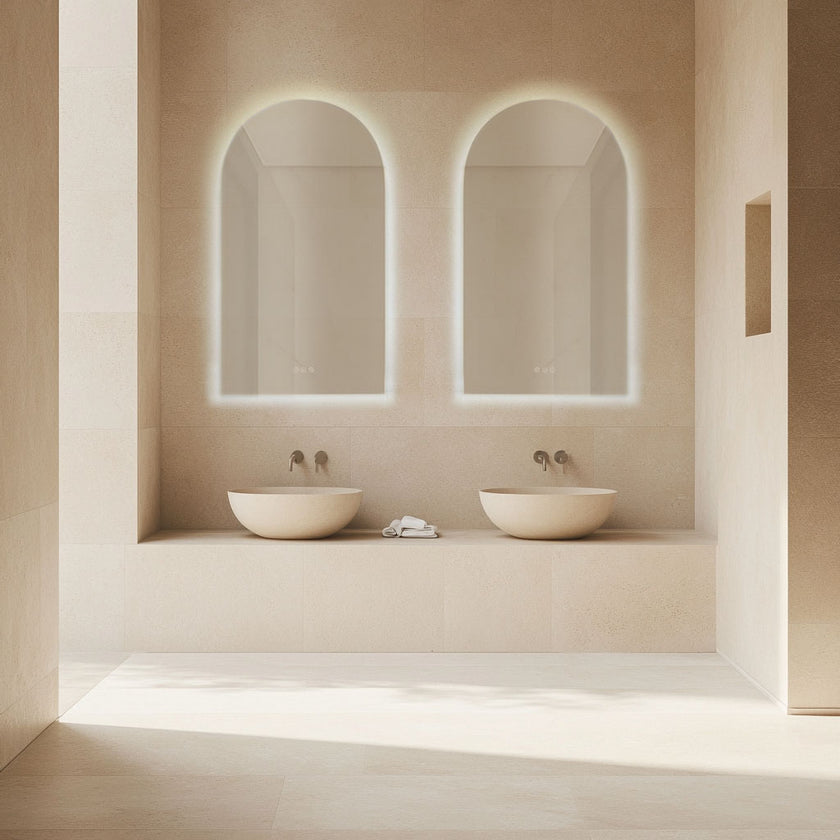 FLESS ARK LED Frameless Arch Mirror