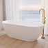 Koko Freestanding Acrylic Bath With Overflow 1680mm