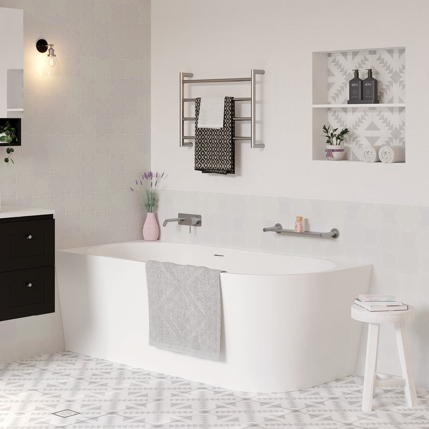 Isabella Acrylic Corner Bath 1700mm