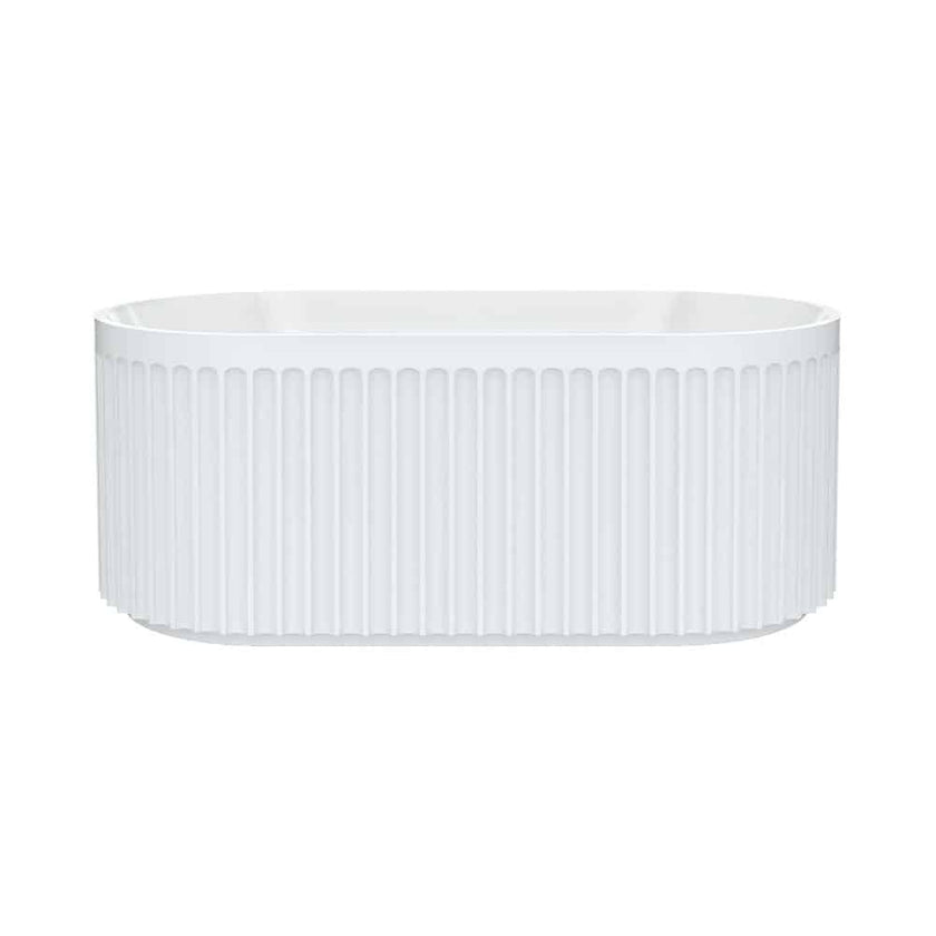 Eleanor Fluted Freestanding Acrylic Bath
