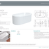 Eleanor Fluted Freestanding Acrylic Bath