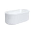Eleanor Fluted Freestanding Acrylic Bath