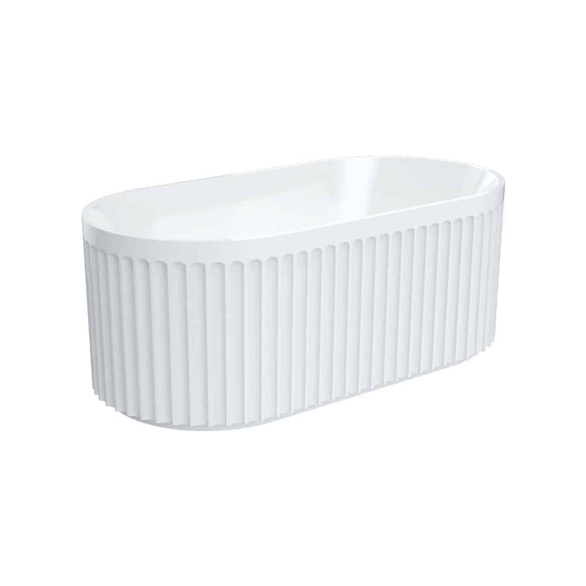 Eleanor Fluted Freestanding Acrylic Bath