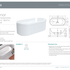 Eleanor Fluted Freestanding Acrylic Bath