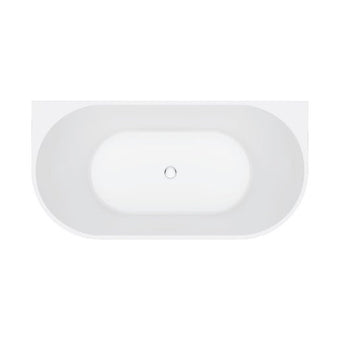 Eleanor Fluted Back To Wall Acrylic Bath