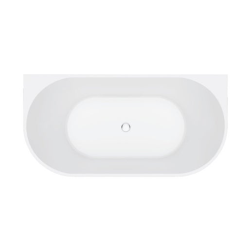 Eleanor Fluted Back To Wall Acrylic Bath