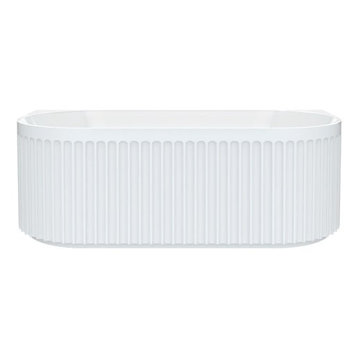 Eleanor Fluted Back To Wall Acrylic Bath