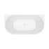 Eleanor Fluted Back To Wall Acrylic Bath